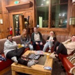 The Hostel team picture hanging out in the nook